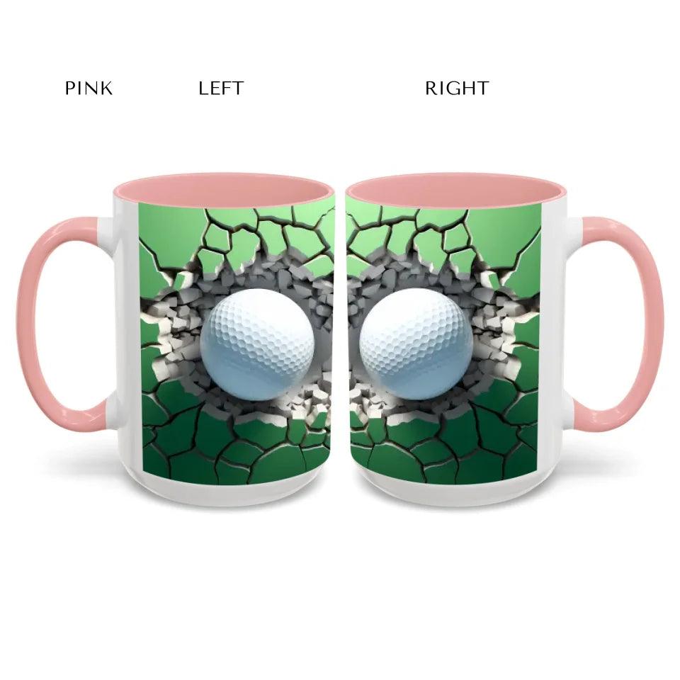 Custom 3D Golf Ball Mug - ARTFULANE