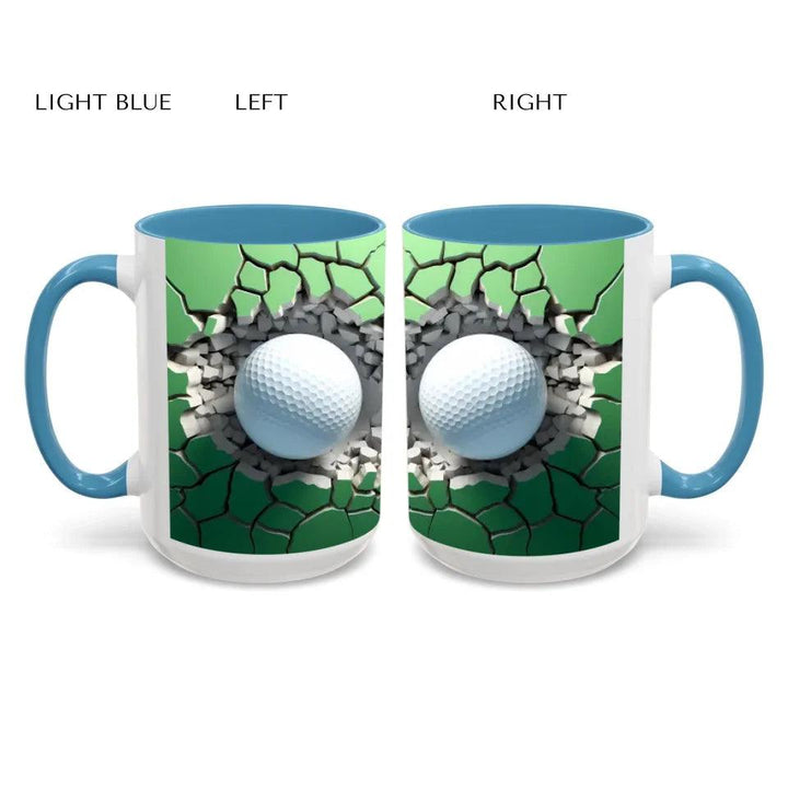 Custom 3D Golf Ball Mug - ARTFULANE