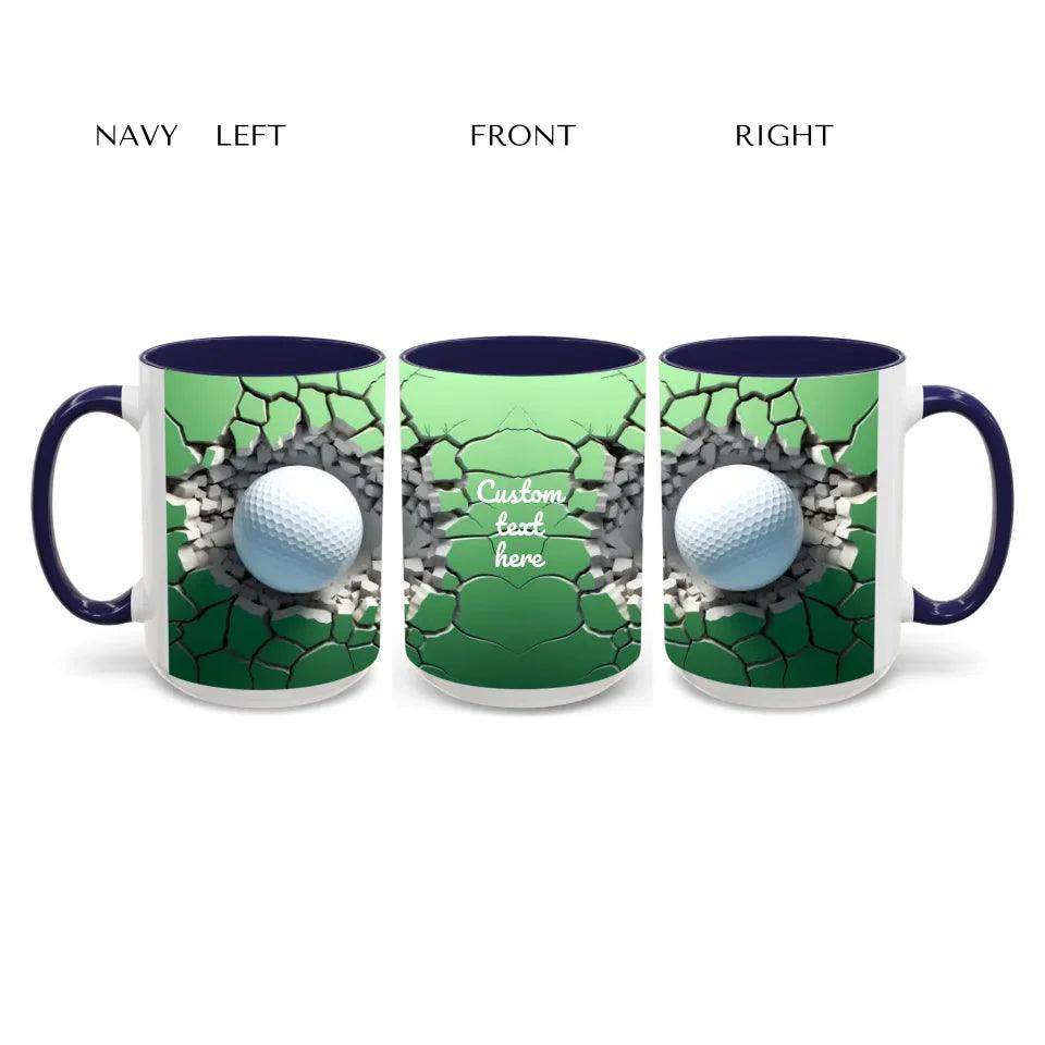 Custom 3D Golf Ball Mug - ARTFULANE