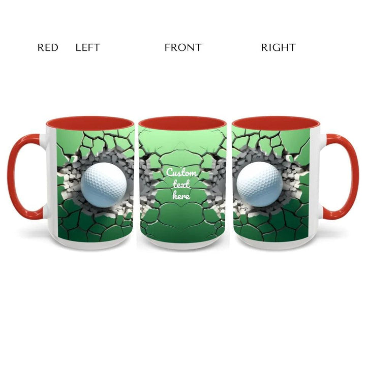 Custom 3D Golf Ball Mug - ARTFULANE