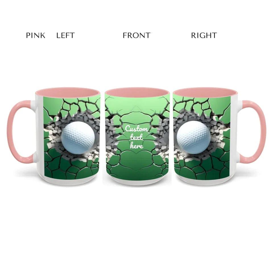 Custom 3D Golf Ball Mug - ARTFULANE