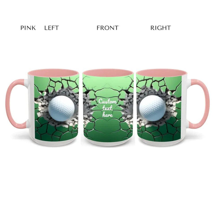 Custom 3D Golf Ball Mug - ARTFULANE