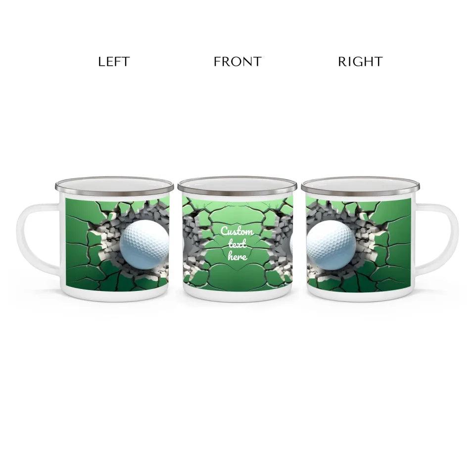 Custom 3D Golf Ball Mug - ARTFULANE