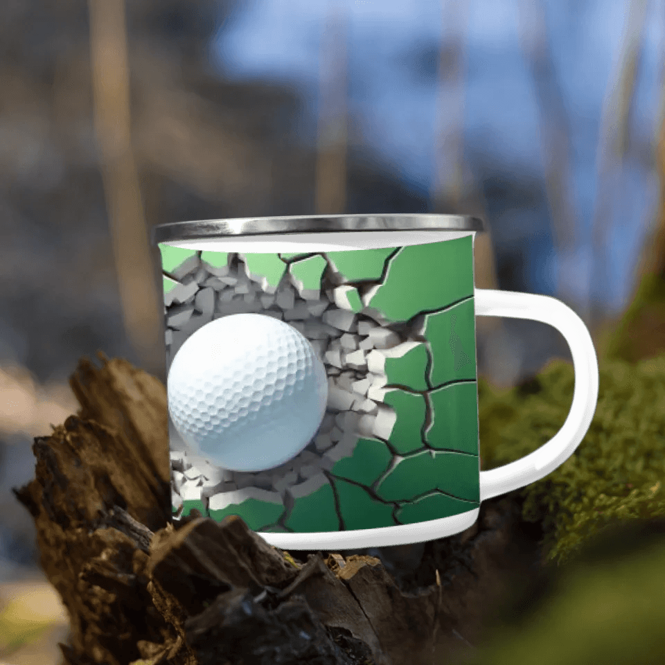 Custom 3D Golf Ball Mug - ARTFULANE