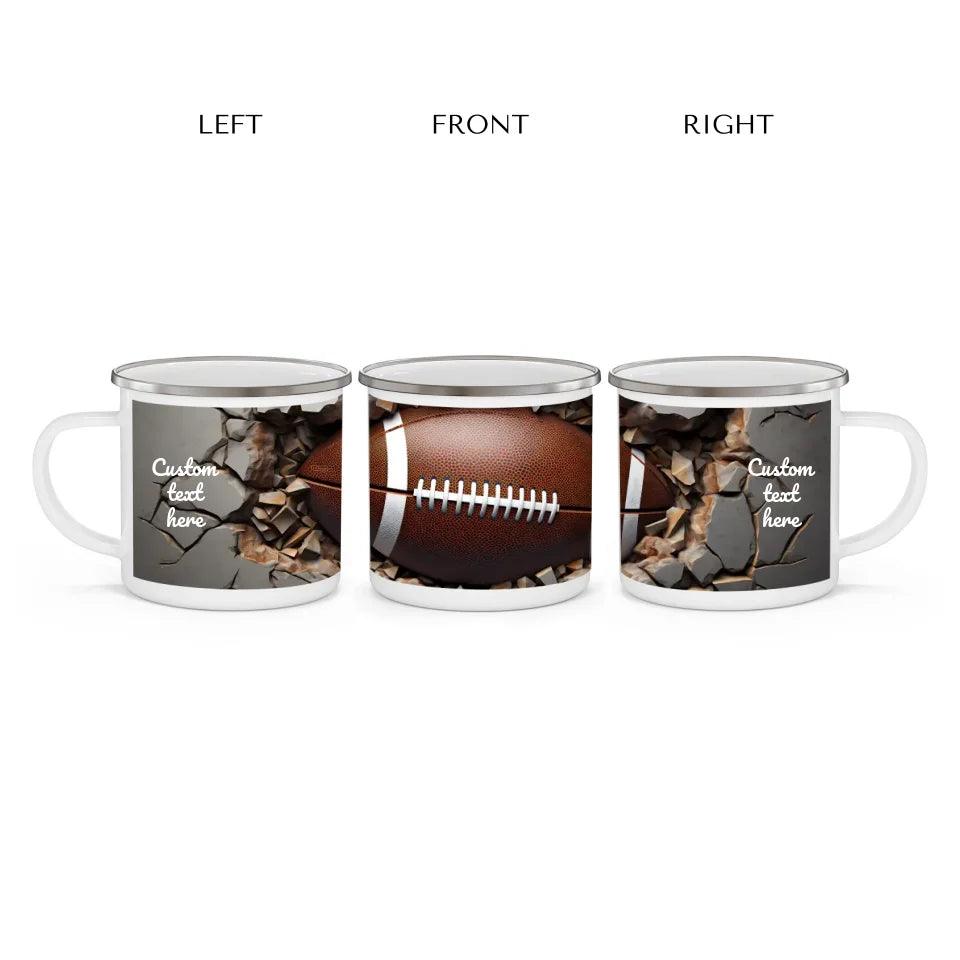 Custom 3D Football Mug - ARTFULANE