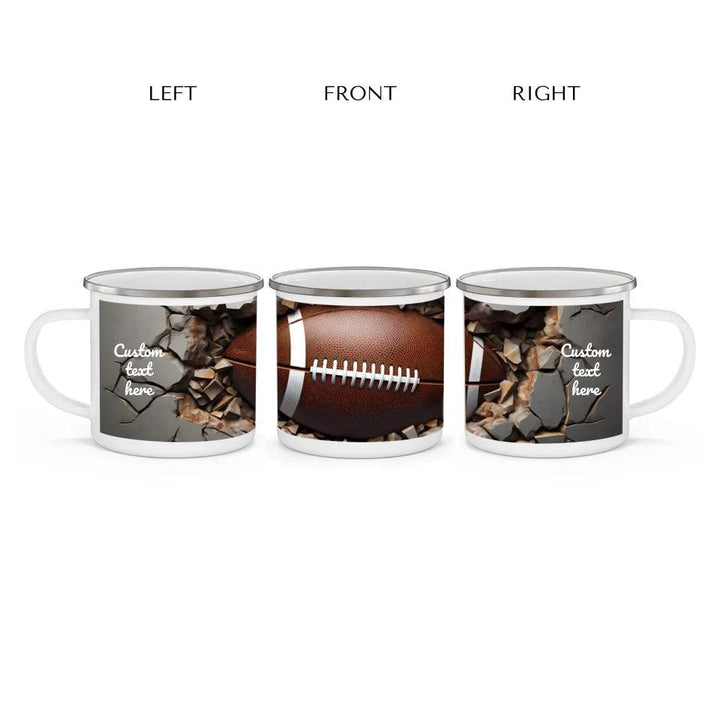 Custom 3D Football Mug - ARTFULANE