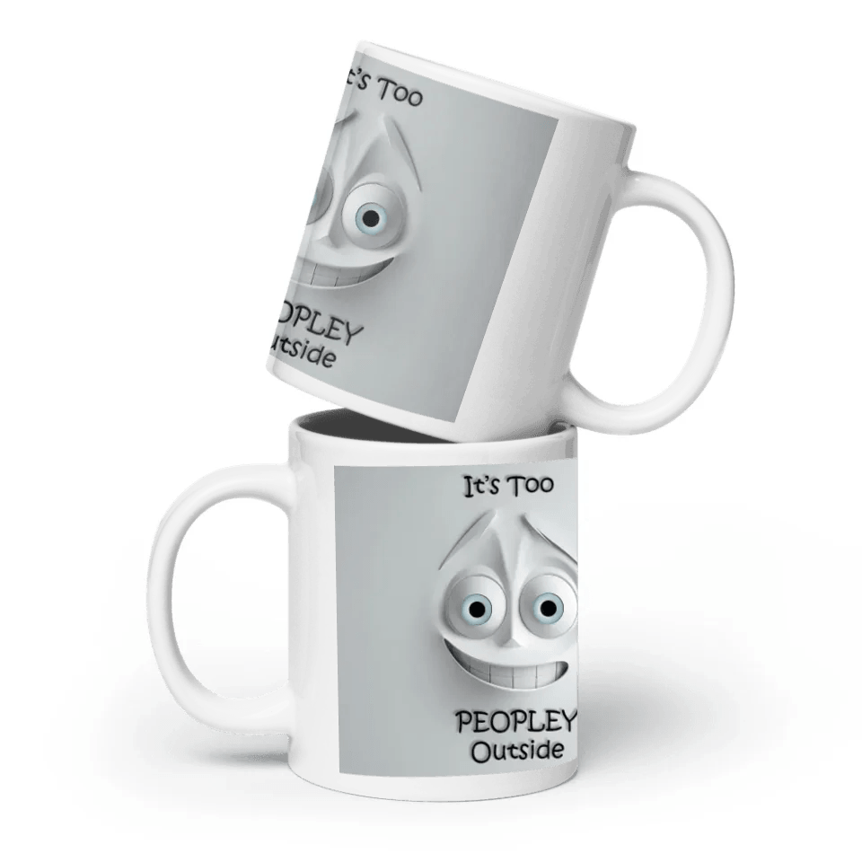 Custom 3D Anxious Face Mug - ARTFULANE