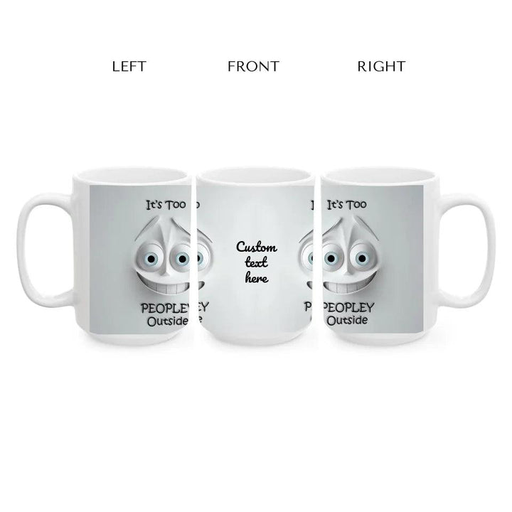 Custom 3D Anxious Face Mug - ARTFULANE