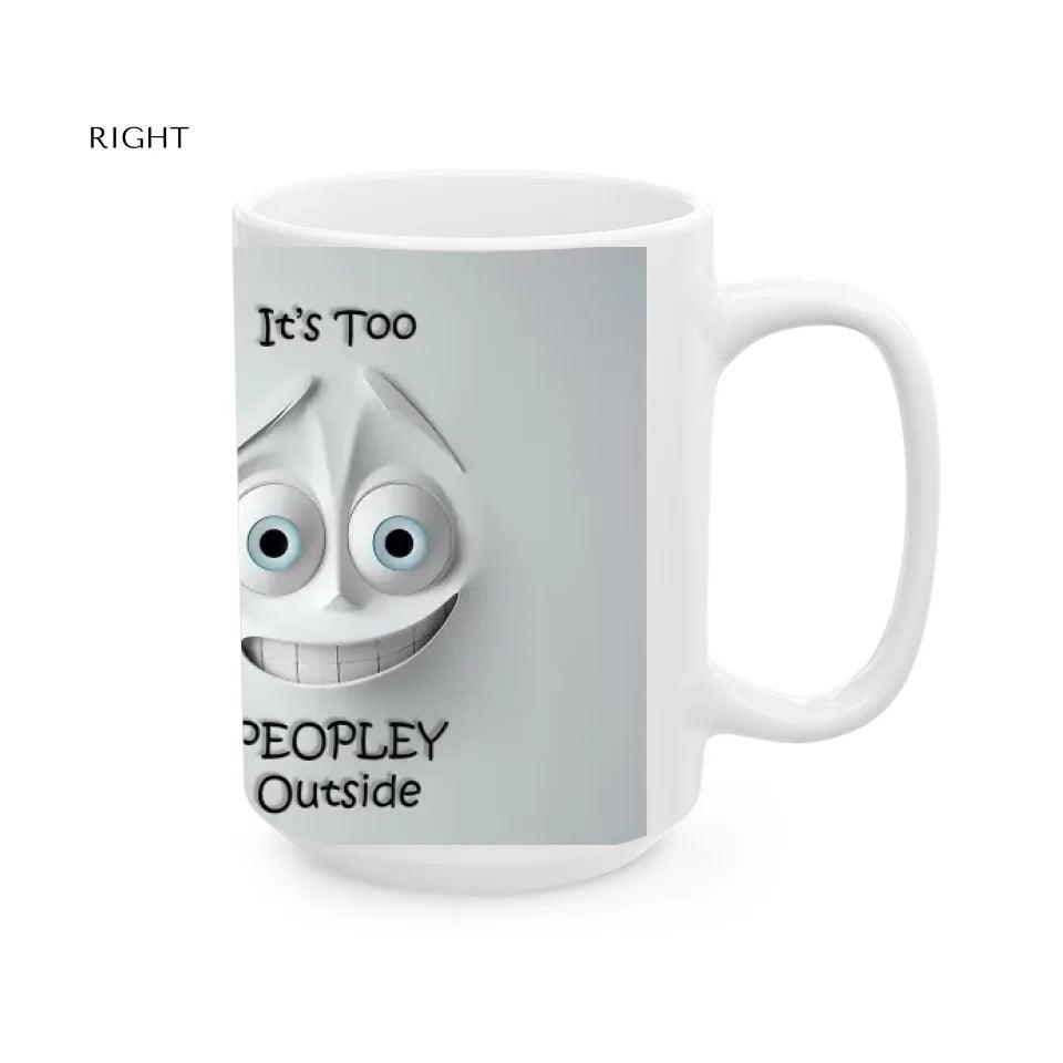 Custom 3D Anxious Face Mug - ARTFULANE