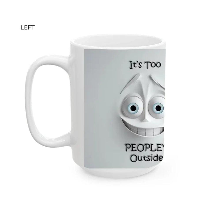 Custom 3D Anxious Face Mug - ARTFULANE