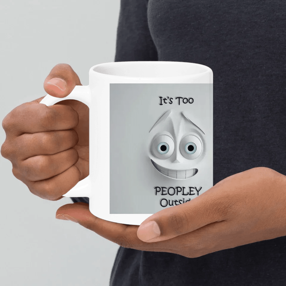 Custom 3D Anxious Face Mug - ARTFULANE