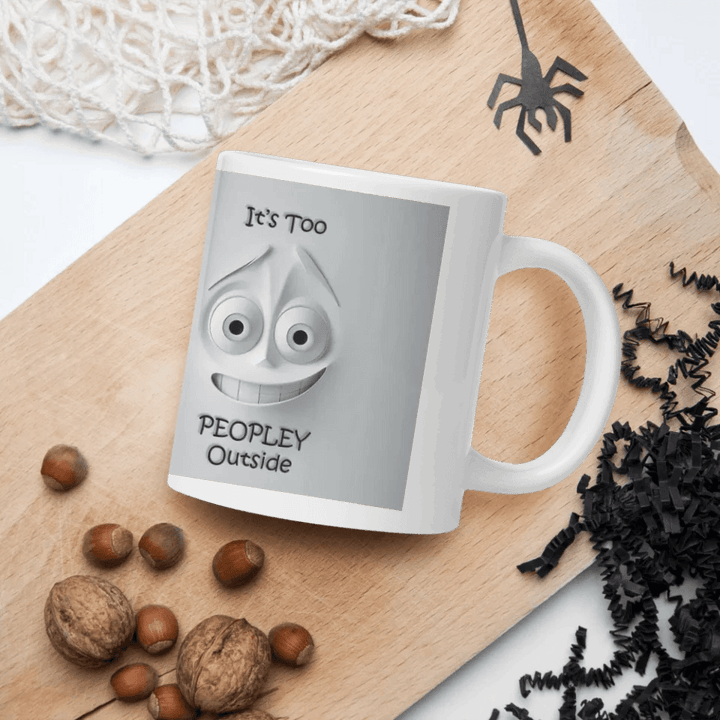 Custom 3D Anxious Face Mug - ARTFULANE