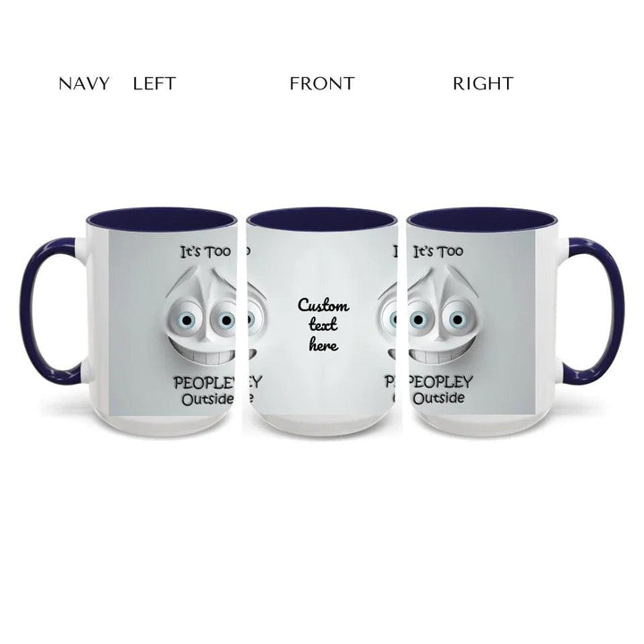 Custom 3D Anxious Face Mug - ARTFULANE