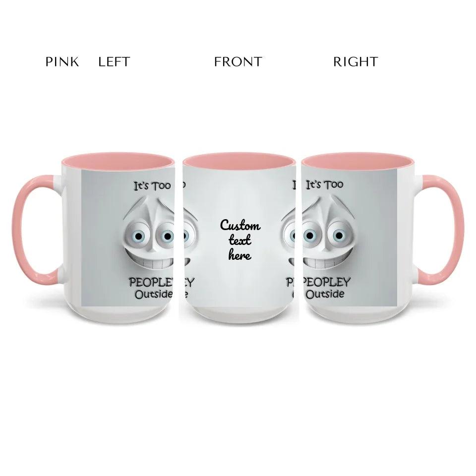 Custom 3D Anxious Face Mug - ARTFULANE