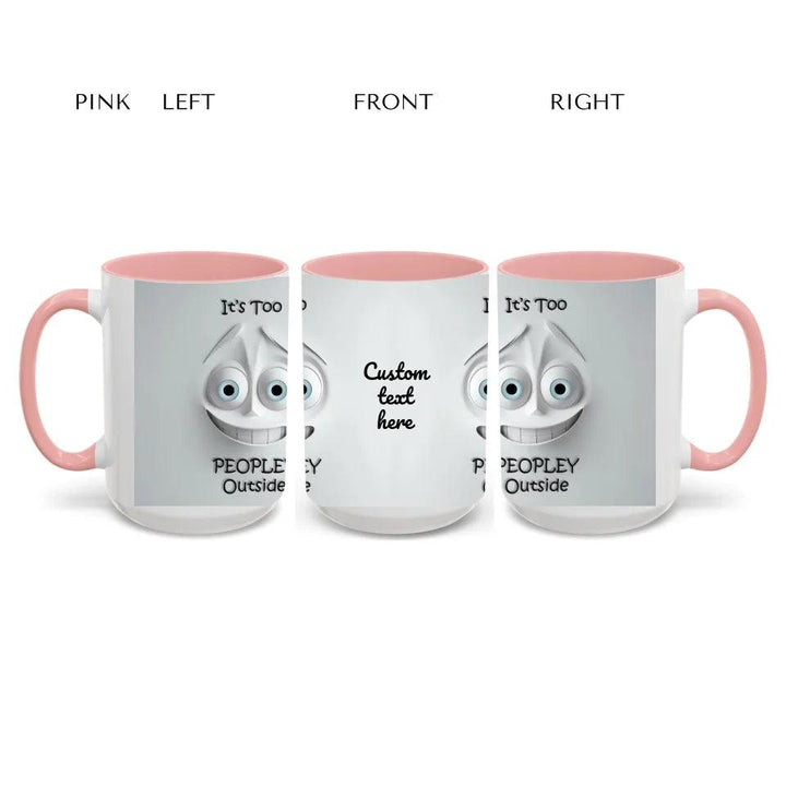 Custom 3D Anxious Face Mug - ARTFULANE