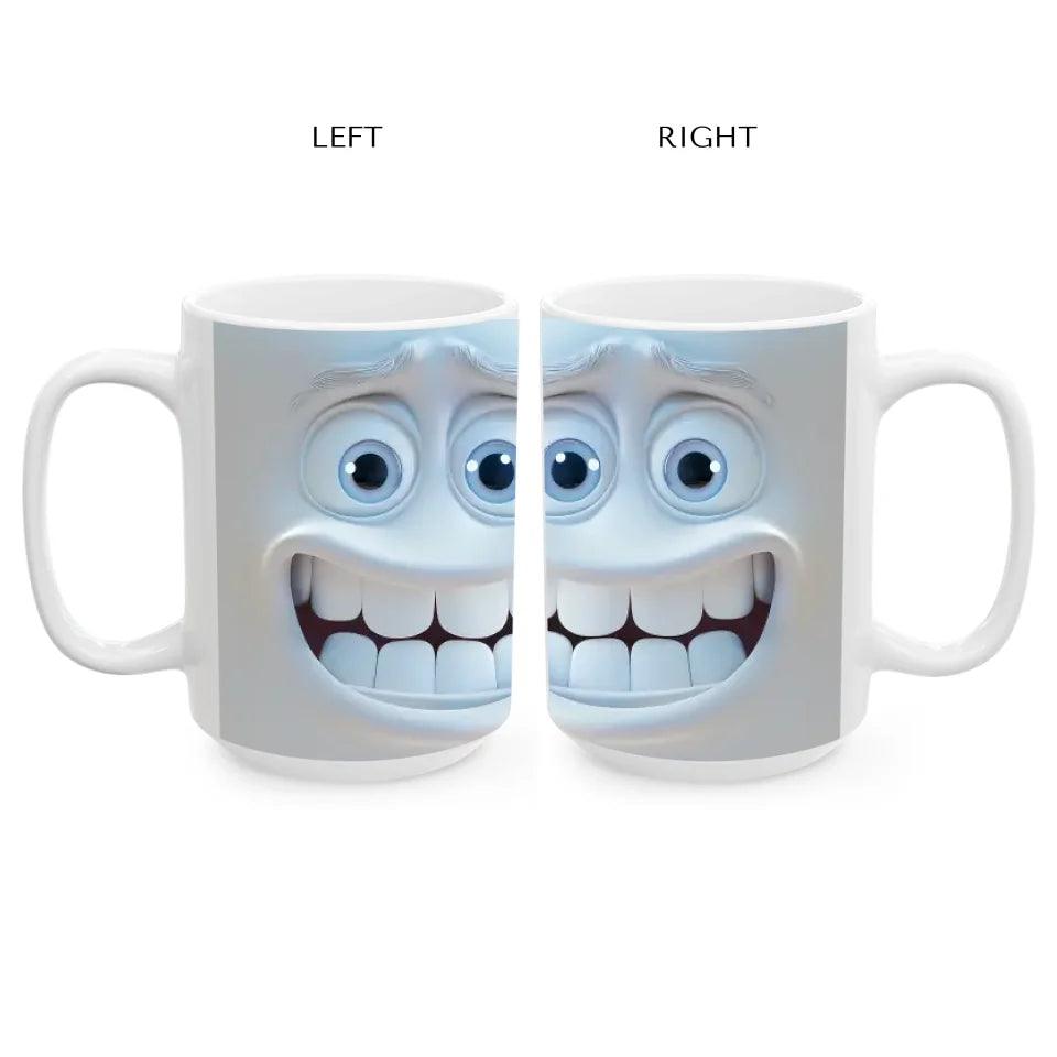 Custom 3D Sarcastic Face Mug - ARTFULANE