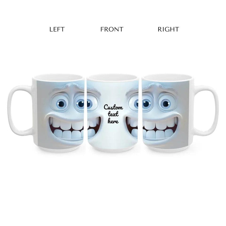 Custom 3D Sarcastic Face Mug - ARTFULANE