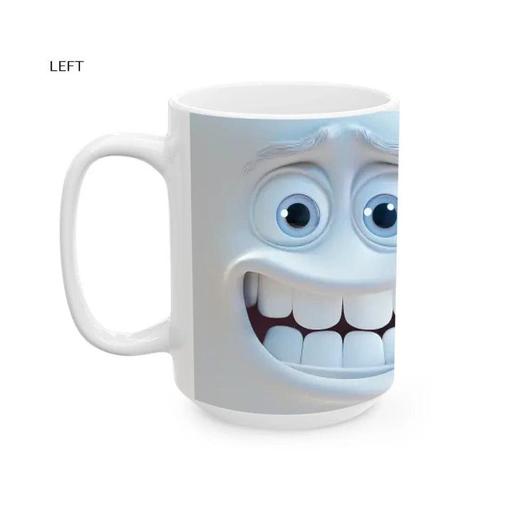 Custom 3D Sarcastic Face Mug - ARTFULANE