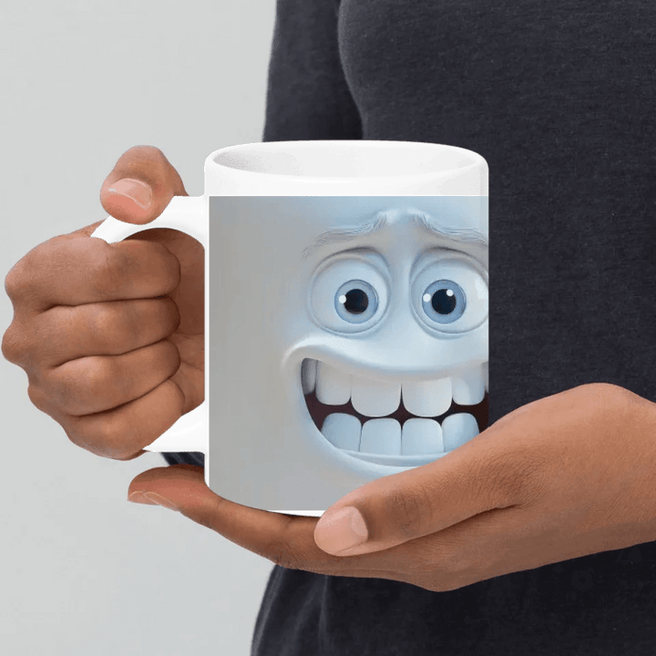 Custom 3D Sarcastic Face Mug - ARTFULANE