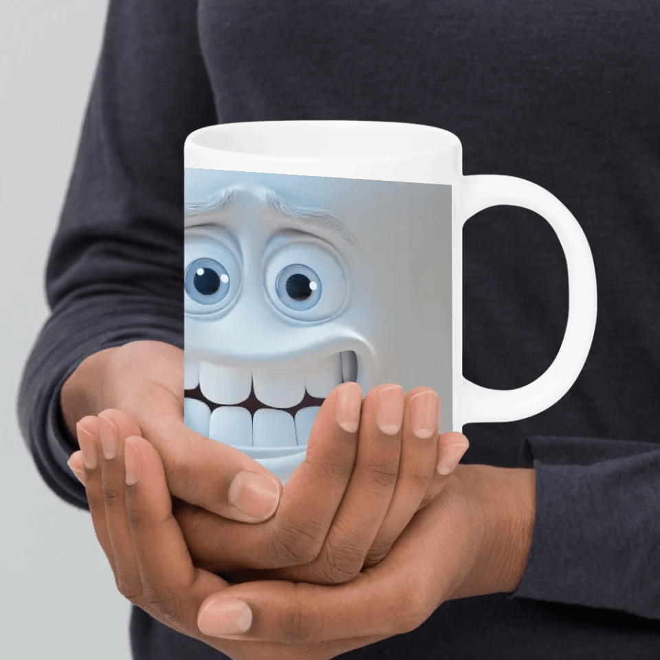 Custom 3D Sarcastic Face Mug - ARTFULANE