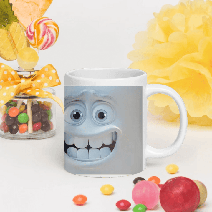 Custom 3D Sarcastic Face Mug - ARTFULANE