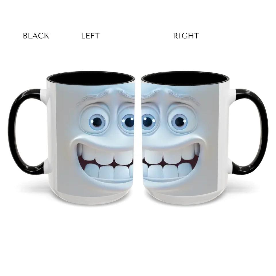 Custom 3D Sarcastic Face Mug - ARTFULANE