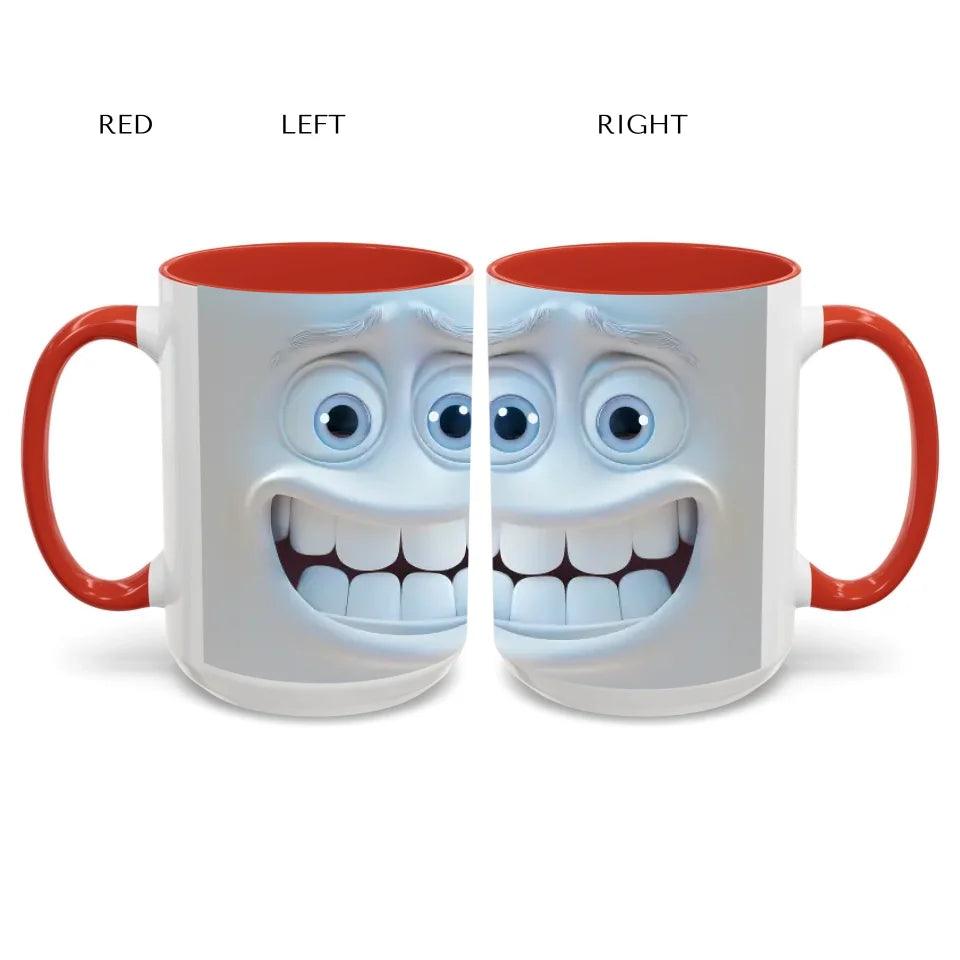 Custom 3D Sarcastic Face Mug - ARTFULANE