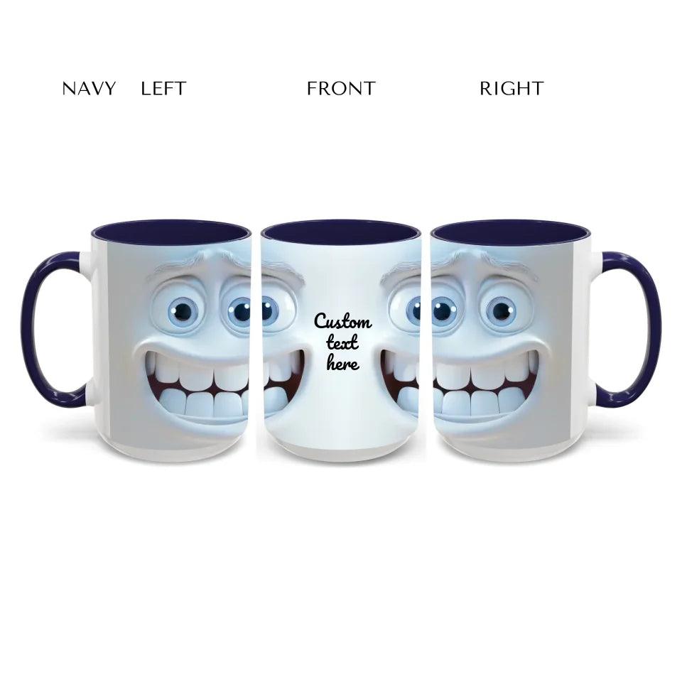 Custom 3D Sarcastic Face Mug - ARTFULANE