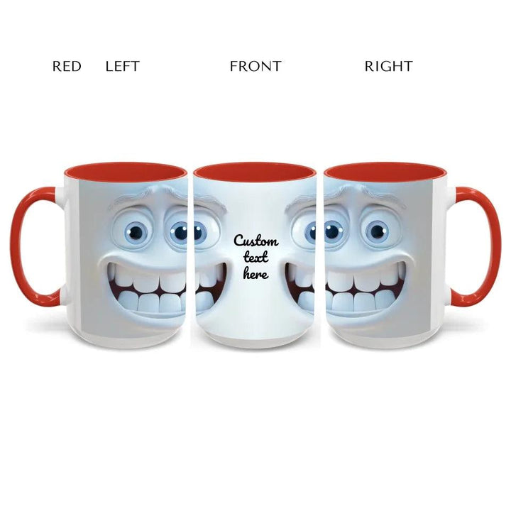 Custom 3D Sarcastic Face Mug - ARTFULANE