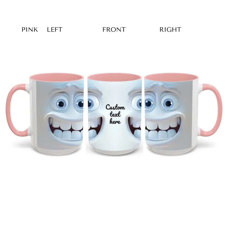 Custom 3D Sarcastic Face Mug - ARTFULANE