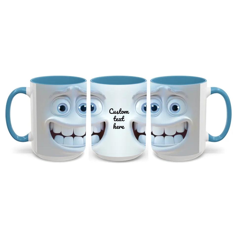 Custom 3D Sarcastic Face Mug - ARTFULANE