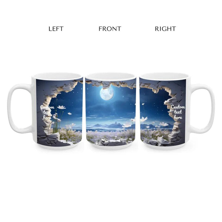 Custom 3D Landscape Mug - ARTFULANE