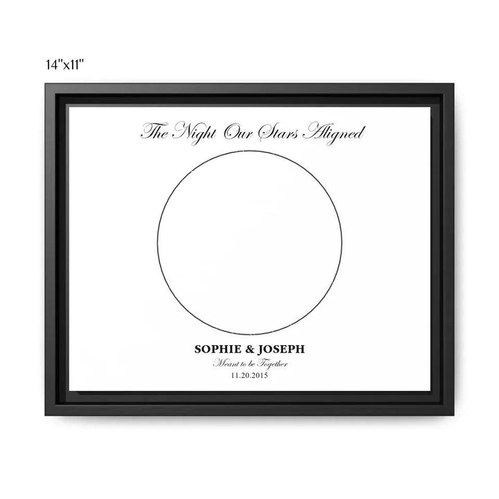 Custom Circle Star Map - ARTFULANE