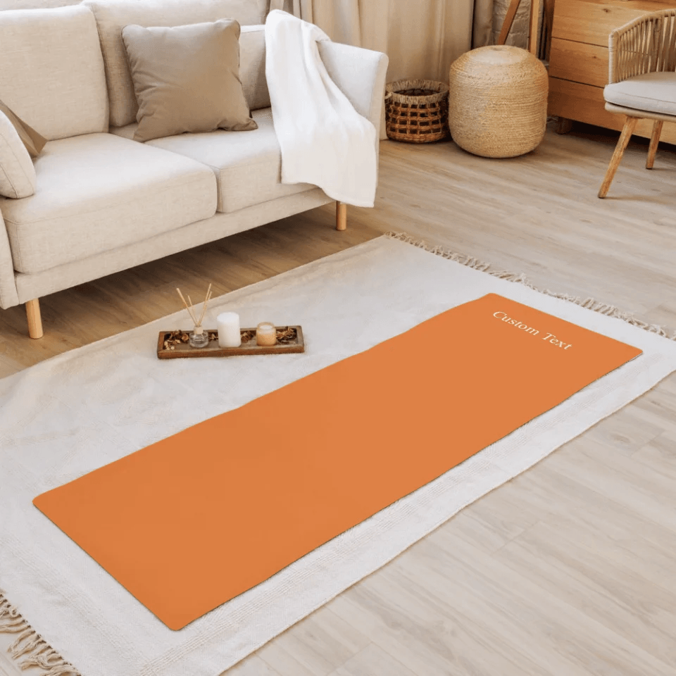 Custom Text Yoga Mat - ARTFULANE