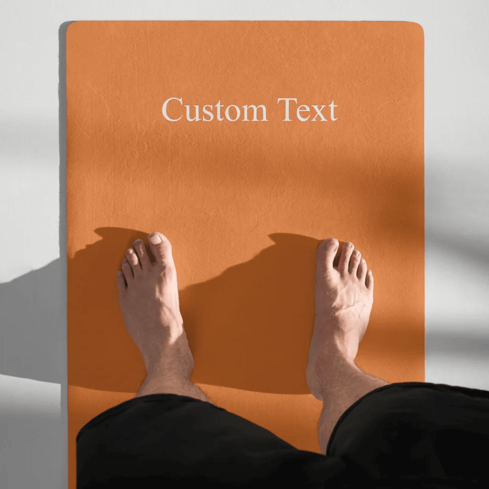 Custom Text Yoga Mat - ARTFULANE