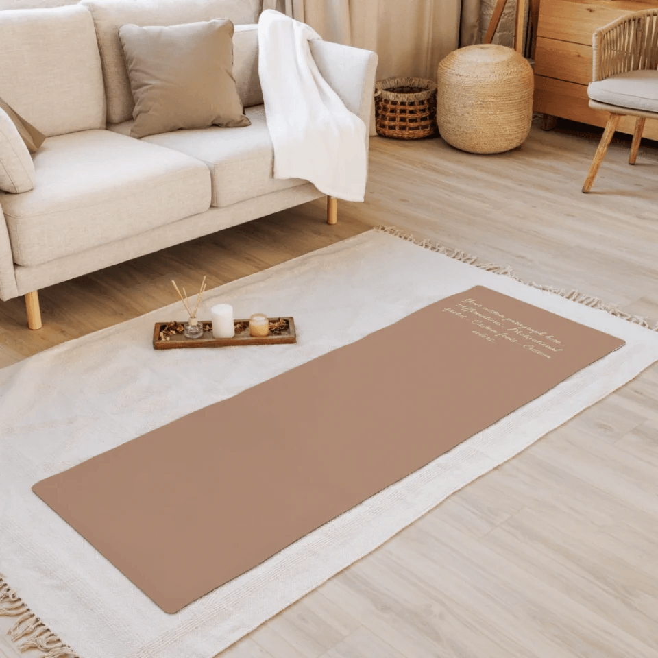 Custom Paragraph Yoga Mat - ARTFULANE