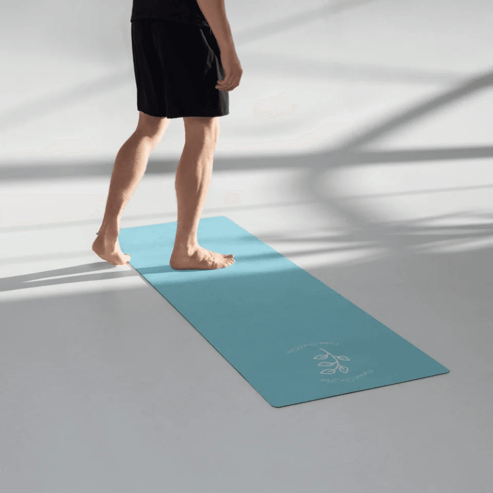 Custom Botanical Foliage Yoga Mat - ARTFULANE