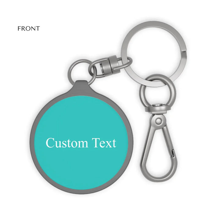 travel keyring tag Front