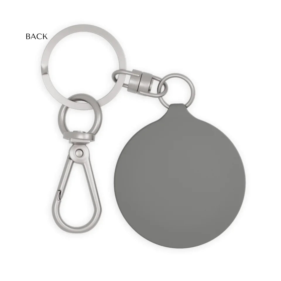 travel keyring tag back