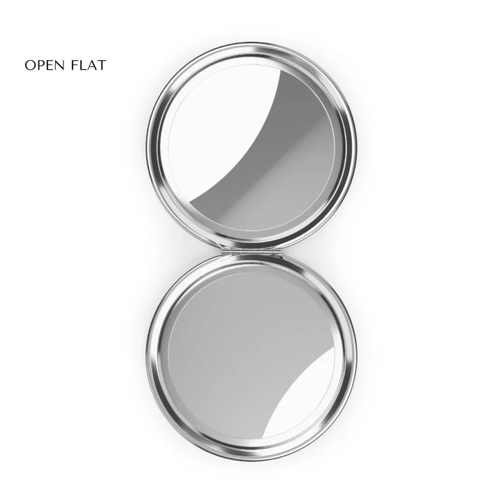 Compact Travel Mirror Open Flat