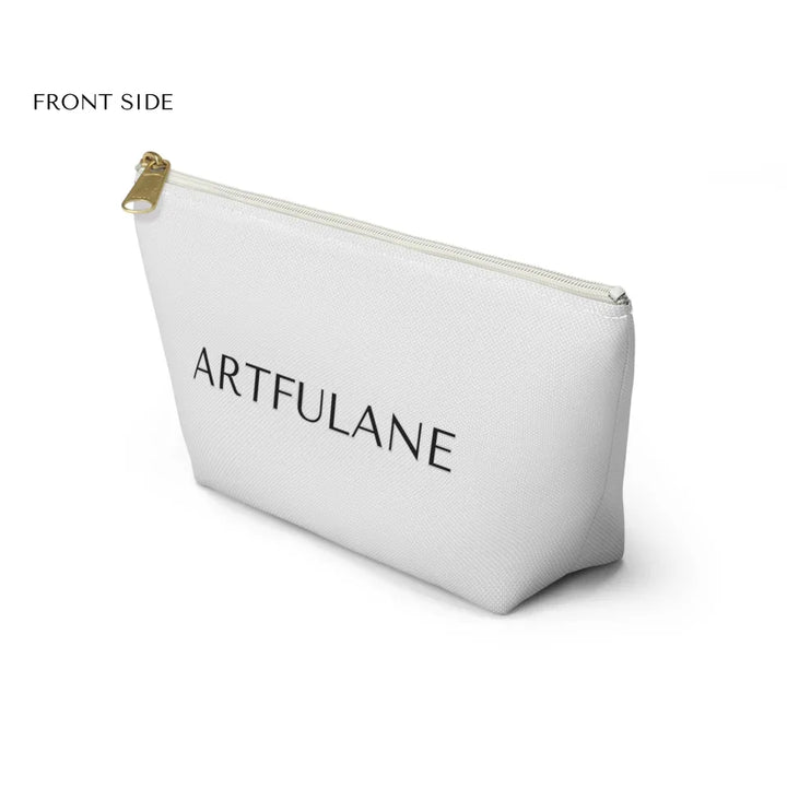 Structured Accessory Pouch w T-bottom Front Side