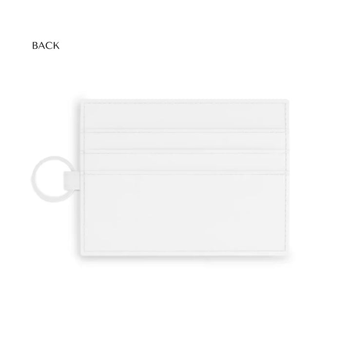 Saffiano Leather Card Holder Back