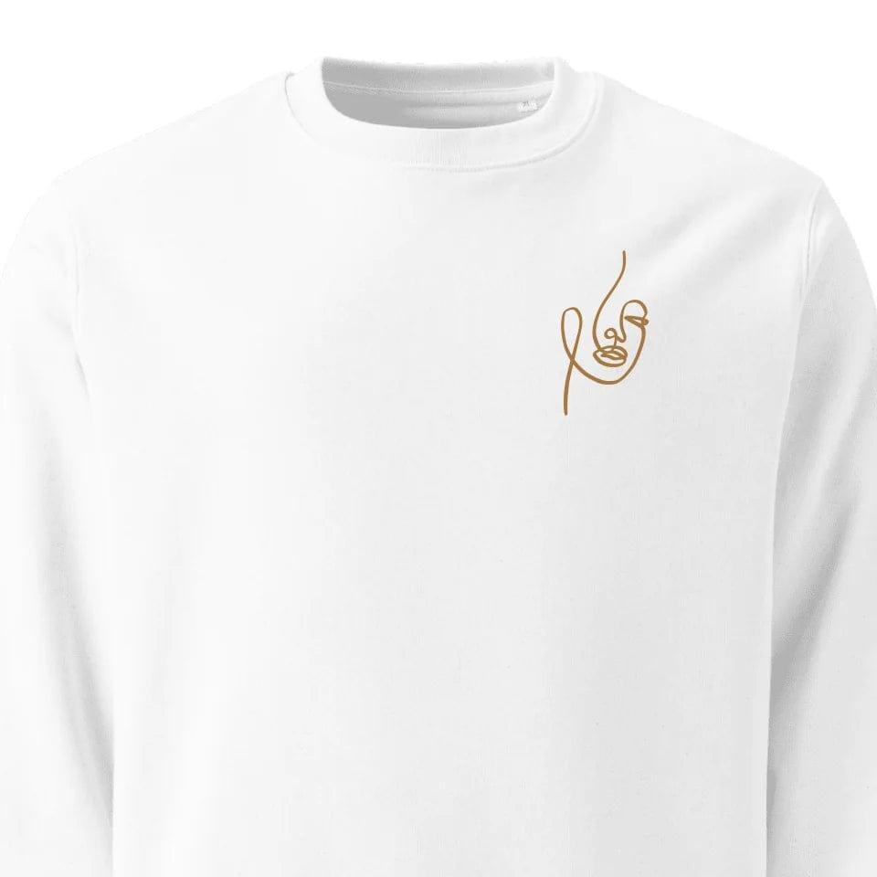 Custom Embroidered Line Art Sweatshirt & Hoodie - ART-SWH287 - ARTFULANE