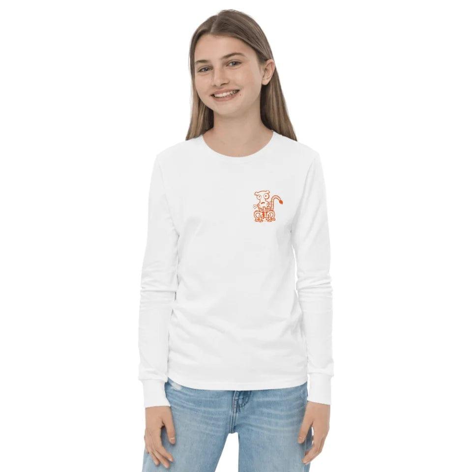 Custom Embroidered Haunted Zoo Animals Long Sleeve Tee - ART-LST288 - ARTFULANE