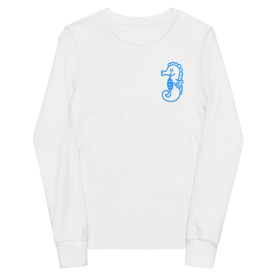 Custom Embroidered Cute Sea Animal Long Sleeve Tee - ART-LST291 - ARTFULANE