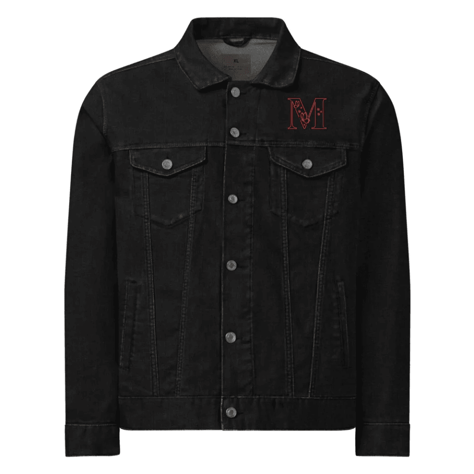 Custom Embroidered Butterfly Initial Jacket - ART-JKT259 - ARTFULANE