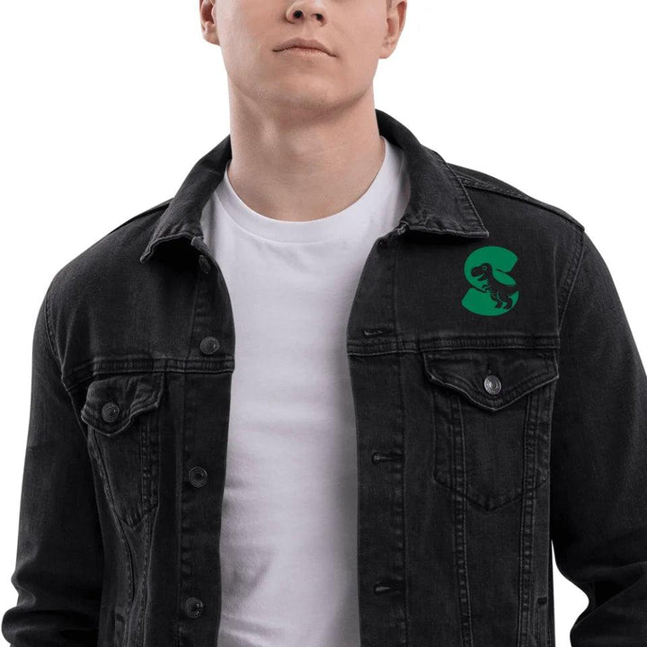 Custom Embroidered Dinosaur Initial Jacket - ART-JKT260 - ARTFULANE