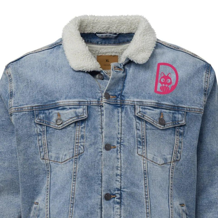 Custom Embroidered Love Cat Initial Jacket - ART-JKT257 - ARTFULANE