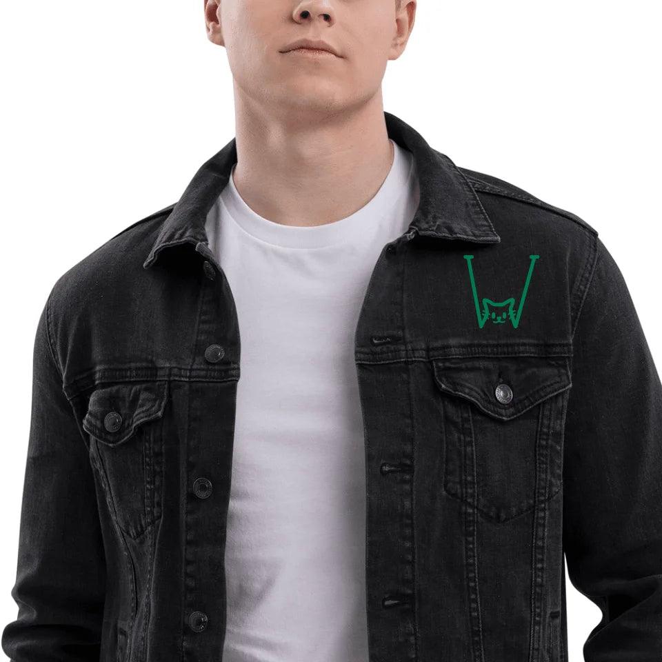 Custom Embroidered Cat Initial Jacket - ART-JKT261 - ARTFULANE