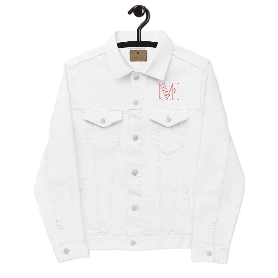 Custom Embroidered Butterfly Initial Jacket - ART-JKT259 - ARTFULANE